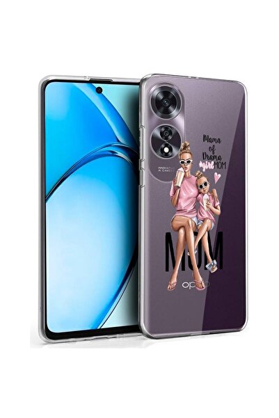 bestcase ¬Æ Husa pentru OPPO A60 4G, Clear Silicon 2MM, Girl Mom Mama of Dram...