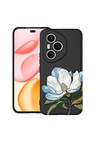 bestcase ¬Æ Husa TPU Ultra Slim Compatibila cu Honor 400 Pro, Floral - Blue M...