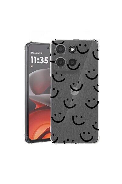 bestcase ¬Æ Husa Anti Shock Compatibila cu Motorola Edge 60 Neo, Smiley, Prot...