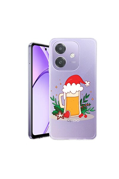 bestcase Husa pentru OPPO A40 / A40M, BestCase¬Æ Clear Silicon 2MM, Xmas Beer...