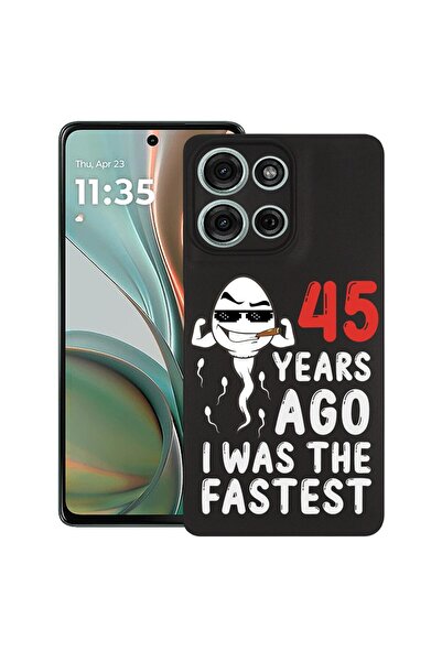 bestcase ¬Æ Husa Slim Silicon pentru Motorola Moto G15, 45 Years ago I Was th...