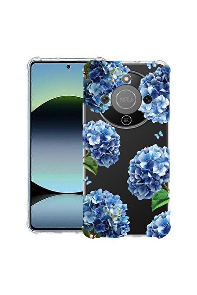 bestcase ¬Æ Husa Anti Shock Compatibila cu Honor Magic8 Lite, Floral - Cute H...
