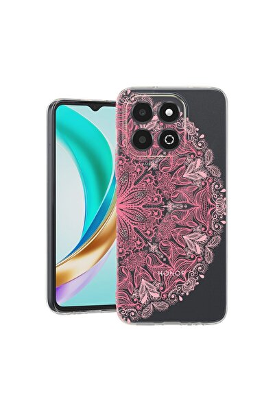 bestcase Husa pentru Honor X6b, BestCase¬Æ Clear Silicon 2MM, Lace Pink, Anti...