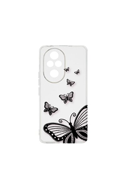 bestcase Διαφανής Θήκη Σιλικόνης 2MM, Συμβατή με Honor 200, Butterfly, Αντικρ...
