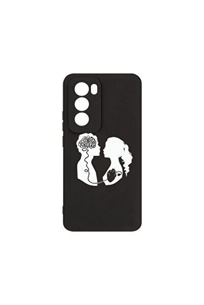 bestcase Husă Premium din Silicon, Compatibilă cu OPPO Reno12, Love With Brai...