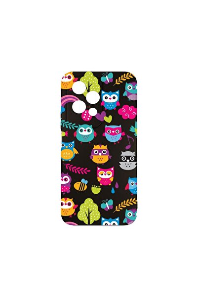 bestcase Премиум силиконов калъф, съвместим с Honor 200 Lite, с мотив бухал, ...