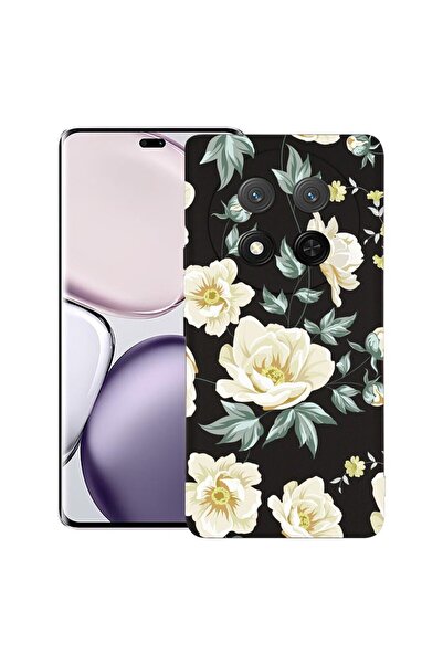 bestcase Husă pentru Honor Magic 7 Lite, Silicon Premium Subțire 1.2MM, Flori...