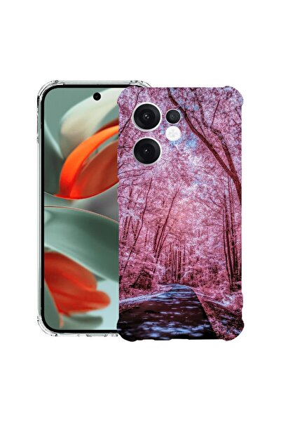 bestcase ¬Æ Husa compatibila OPPO Reno13 F 5G, Anti Shock 1.5MM, Cherry Bloss...
