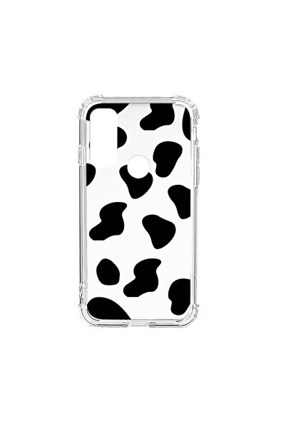 bestcase Husa Anti Shock Silicon Compatibila cu Motorola Moto E30, Black Cow,...