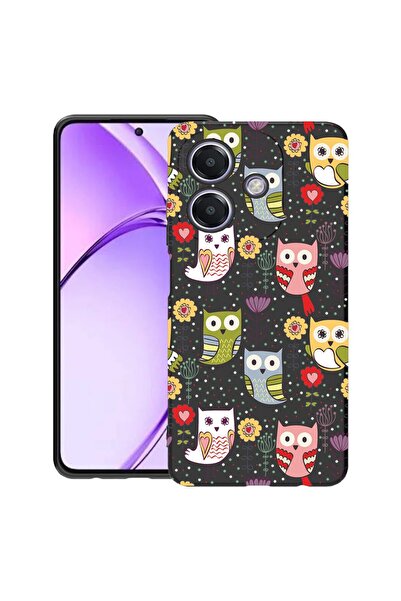 bestcase ¬Æ Husa pentru OPPO A60 5G / A40 / A40M, Owl Pattern, Slim Silicon 0...
