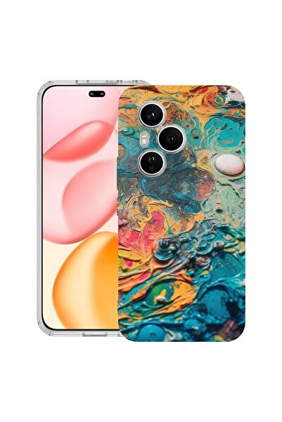 bestcase Прозрачен силиконов калъф за Honor 400 Pro, Ярки цветове, 2036424 T ...
