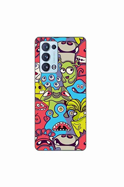 OEM Husa compatibila cu Oppo Reno6 Pro 5G Silicon Gel Tpu Model Squishi Monsters