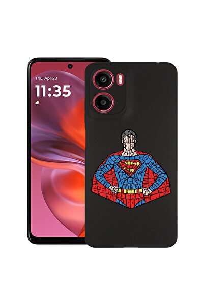 bestcase ¬Æ Husa pentru Motorola Moto E15 / Moto G05, Calligraphy Superman, S...
