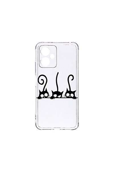bestcase Αντικραδασμική Θήκη 1.5MM, συμβατή με Motorola Moto G14, Γάτες, Τεχν...