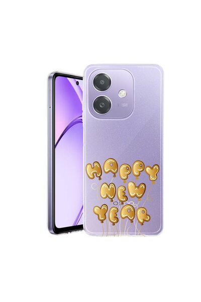 bestcase Husa pentru OPPO A40 / A40M, BestCase¬Æ Clear Silicon 2MM, Happy New...