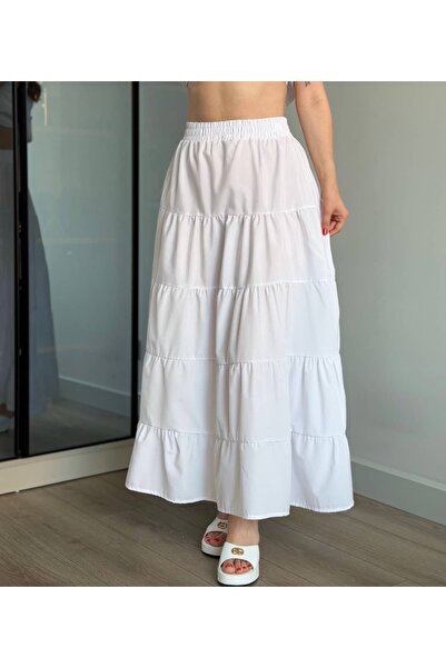 ROUPAS COLLECTİON Rose Boğumlu Etek