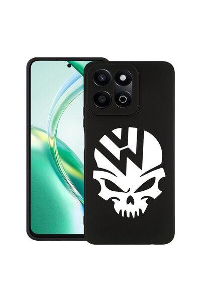 bestcase ¬Æ Husa pentru Honor 200 Smart, Slim Silicon, VW Skull, Protectie ca...