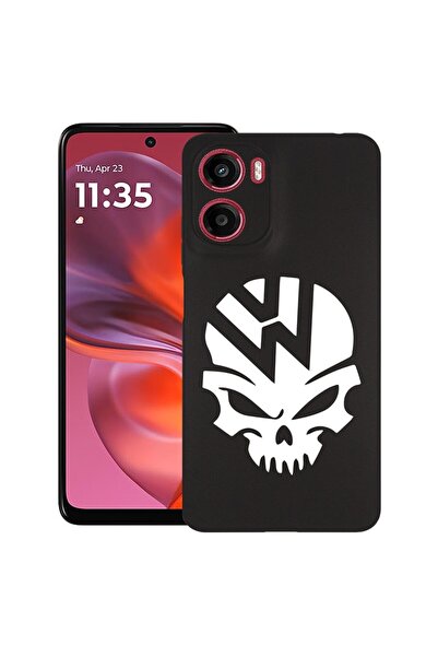 bestcase ¬Æ Husa pentru Motorola Moto G05, VW Skull, Slim Silicon 0.8MM, Anti...
