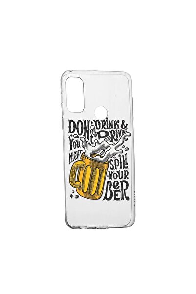 bestcase Husa Silicon Compatibila cu Motorola Moto E40, Don't Drink And Drive...