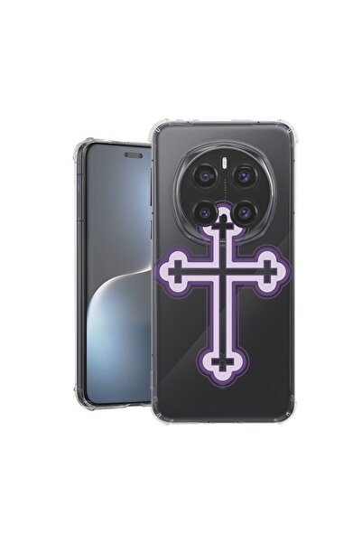 bestcase ¬Æ Husa pentru Honor Magic7 Pro, Anti Shock 1.5MM, Purple Cross, Pro...