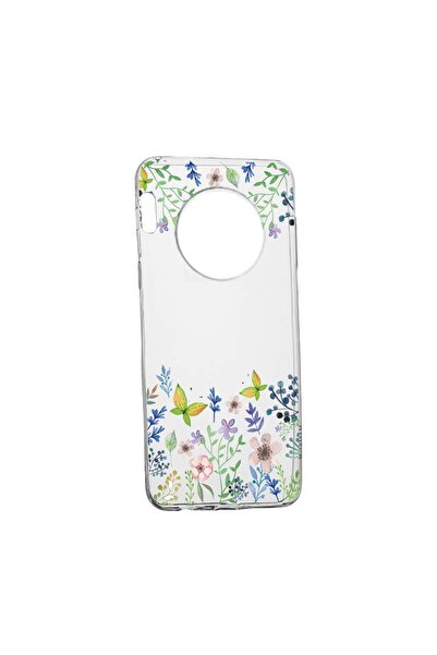 bestcase Θήκη σιλικόνης, Συμβατή με Huawei Nova Y90, Σχέδιο πεταλούδες και λο...