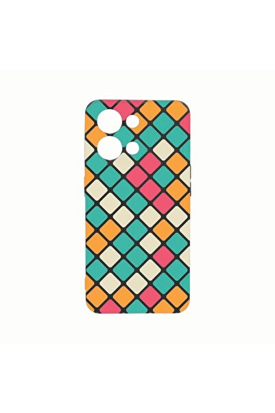 bestcase Husa Silicon, Compatibila Cu Oppo Reno8 Pro, Mozaic, Rezistenta la u...