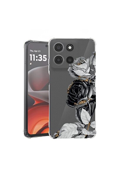 bestcase ¬Æ Husa Anti Shock Compatibila cu Motorola Edge 60 Neo, Black Rose, ...