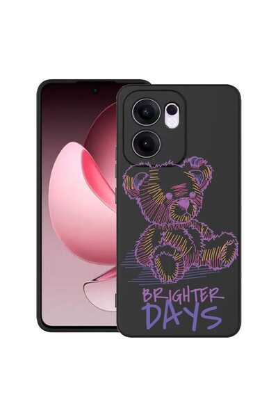 bestcase Husă pentru OPPO Reno13 F 5G, Silicon subțire premium de 1.2MM, Ursu...