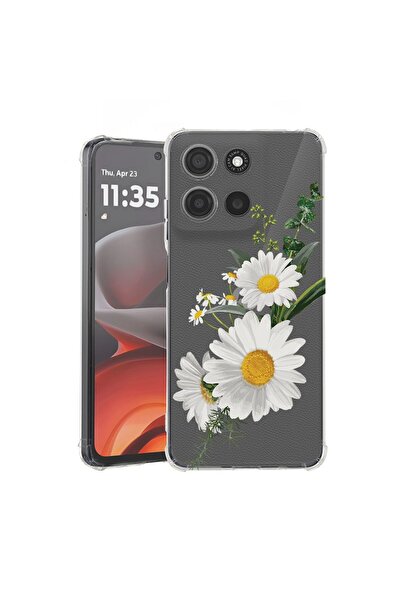 bestcase ¬Æ Husa Anti Shock Compatibila cu Motorola Moto G86 Power, Floral - ...