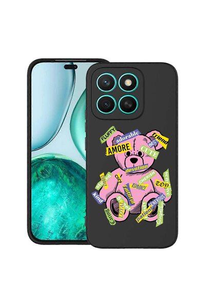 bestcase Калъф за Honor X8C, Мечешка защита, Тънък силиконов 0.8ММ, Удароусто...