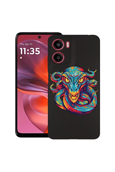 bestcase ¬Æ Husa pentru Motorola Moto E15 / Moto G05, Dream Colors Dragon, Sl...