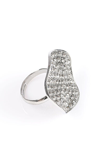meli melo Silver ring with modern design