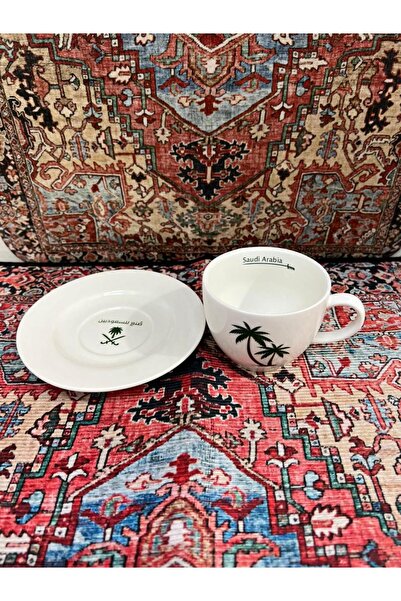 Pressia Coffee Cup with Saucer Made for the Saudi's 180 ml