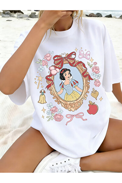 SAUDI DISNEYLAND disneyland Men and Women's 100% Cotton T-Shirt - Oversized C...