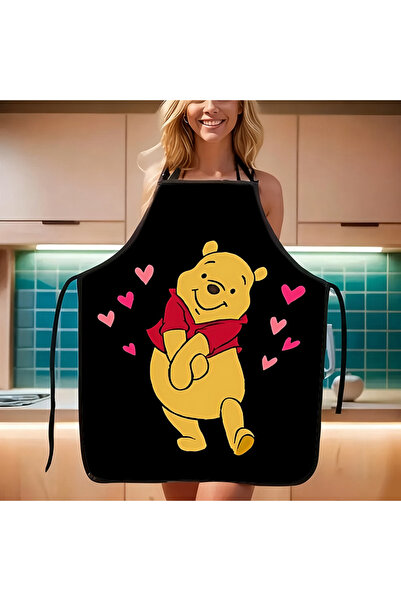Choice 55cmx73cm 1pc 1pc Winnie the Pooh Love Heart Print Apron, perfect for ...