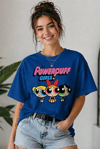 ArtYus Μπλουζάκι Powerpuff Girls με στάμπα Unisex Oversize – Βαμβακερό T-Shir...