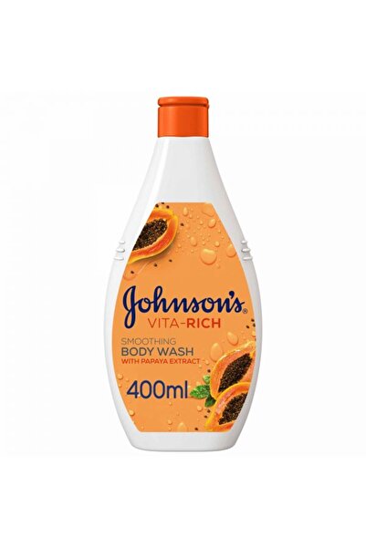 Johnson's غسول الجسم فيتا ريتش المفتح بالبابايا 400 مل