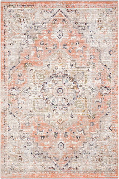 Cool Halı Zaraf Turuncu 160x240 4 Metre Kare Klasik Göbekli Vintage Etnik Sal...
