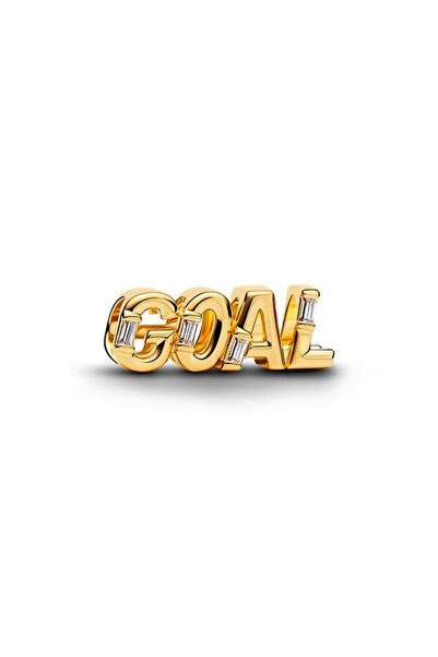 Pandora Gol Yazılı Charm