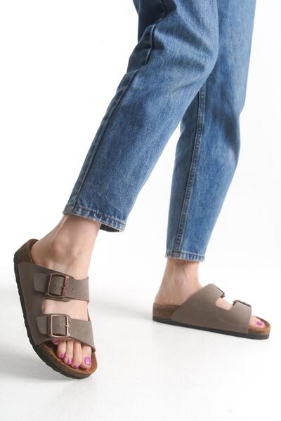 SBronze Madrid Unisex Orthopedic Sole Slippers with Double Strap Buckle, Dail...