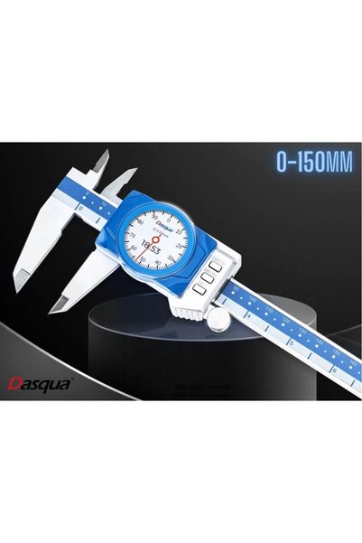DASQUA 0-150mm Djital Ve Saatli Kumpas IP67 Yağa, Suya Dirençli Bluetooth 3004-0010
