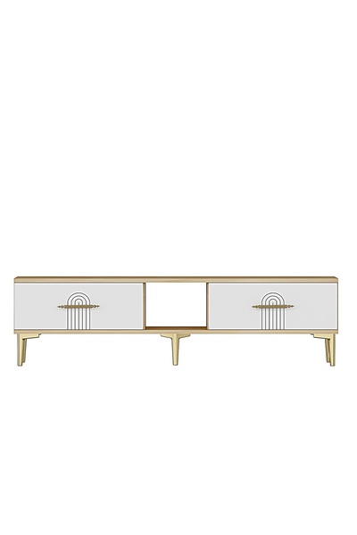 cnyr TSA1515DB - İDATV150 TV STAND, TV SEHPASI SAFİRMEŞE - BEYAZ 150CM