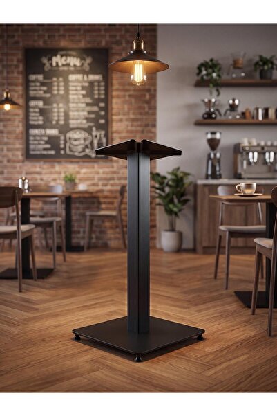 İREM Matte Prime Endüstriyel Kare Metal Masa Ayağı 74cm - Kafe Restoran ve Ev...