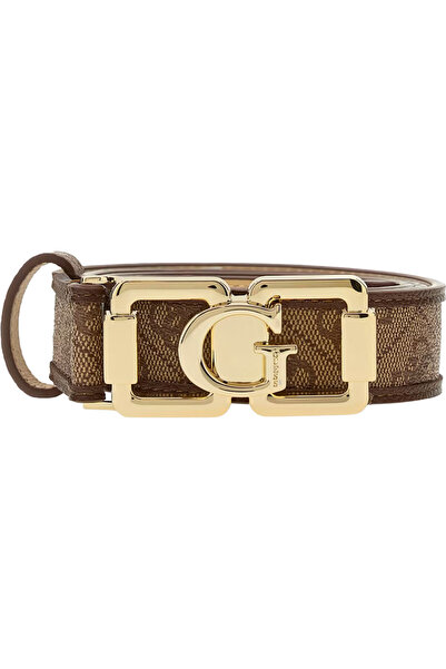 Guess μπεζ ζώνη Karnilla BW9334