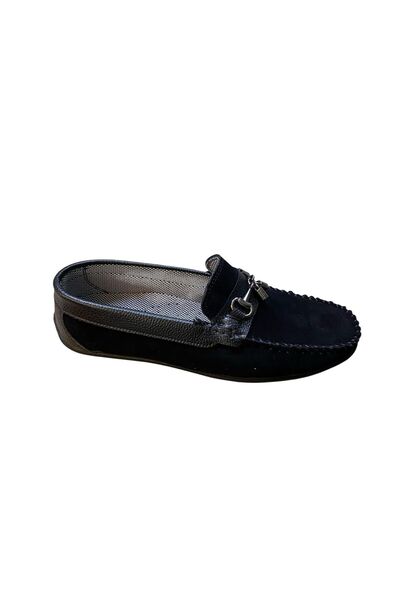 MNC Men's Faux Suede Leather Buckle Ballerinas