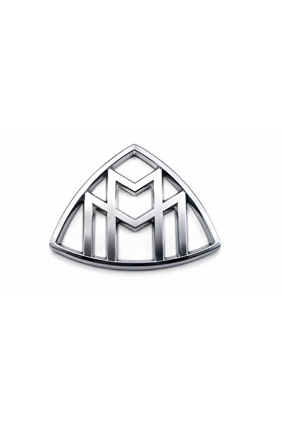EP GARAJ OTOMOTİV MAYBACH ÖN PANJUR / BAGAJ AMBLEMİ 5.7 CM x 7.5 CM KROM LOGO