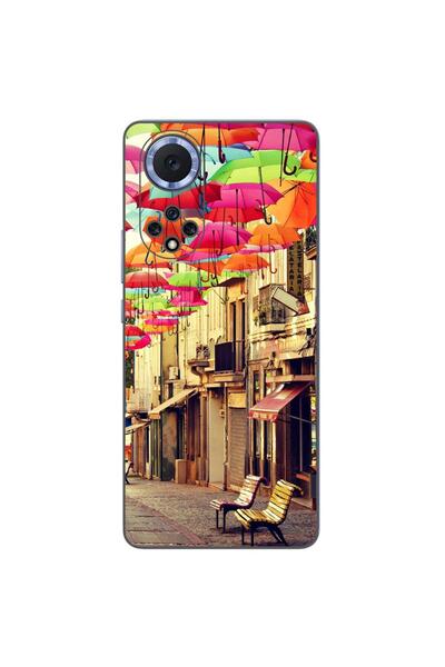 OEM Husa compatibila cu Huawei Nova 9 Silicon Gel Tpu Model Strada Umbrele Co...
