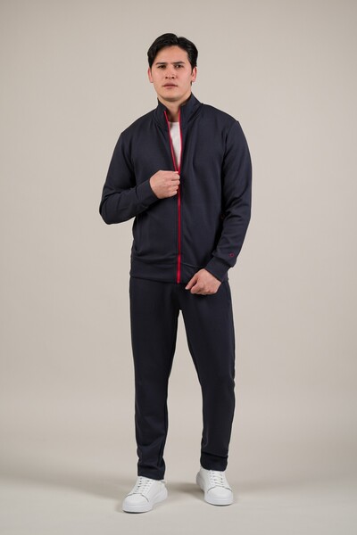 Paul Martin Regular Fit Lycra Side Pockets Unlined Stand Collar Zippered Trac...