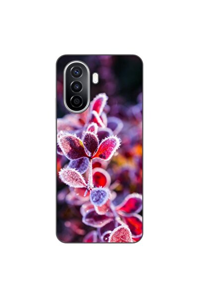 OEM Husa compatibila cu Huawei Nova Y70 Silicon Gel Tpu Model Flori Inghetate