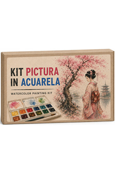 decorello Complete watercolor painting set 3